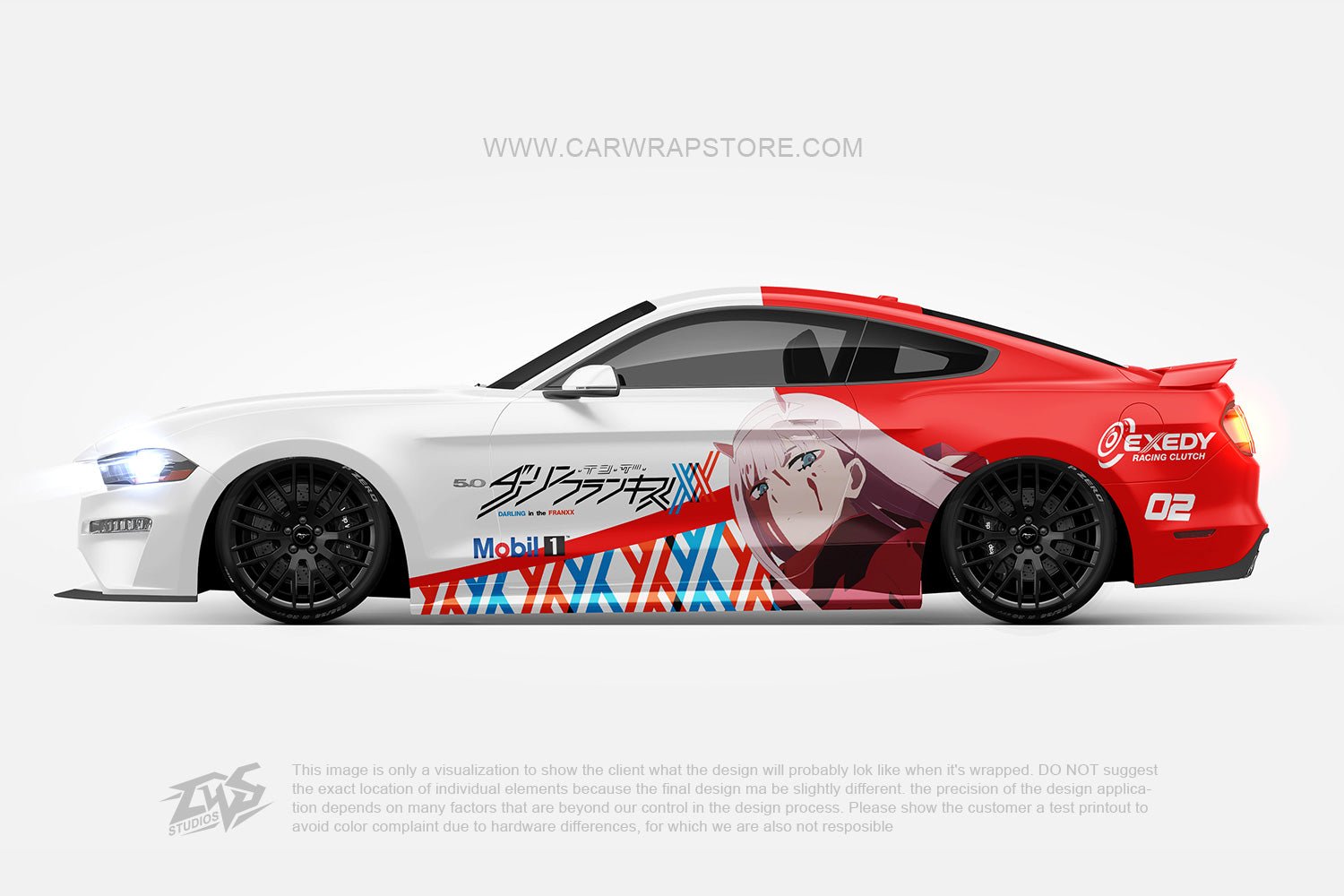 Zero Two DARLING in the FRANXX【002-14】 - Car Wrap Store