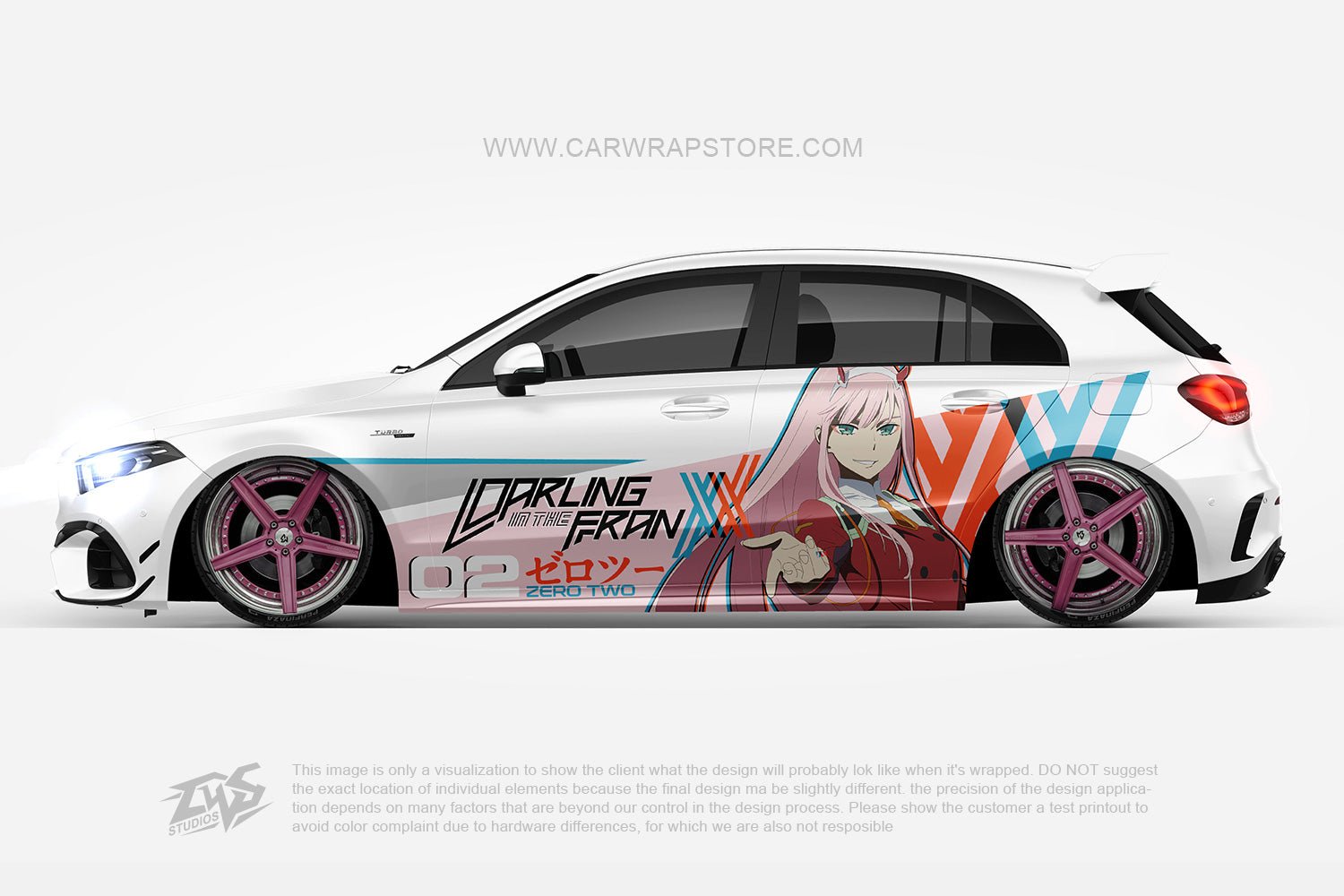 Zero Two DARLING in the FRANXX【002-16】 - Car Wrap Store